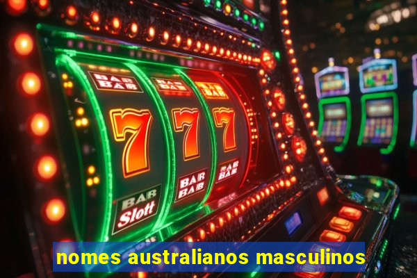 nomes australianos masculinos